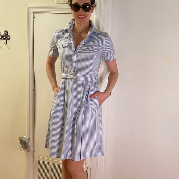 Tory Burch Shirt Dress - Picture 1 of 12